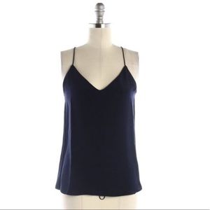Navy blue J. Crew silk camisole